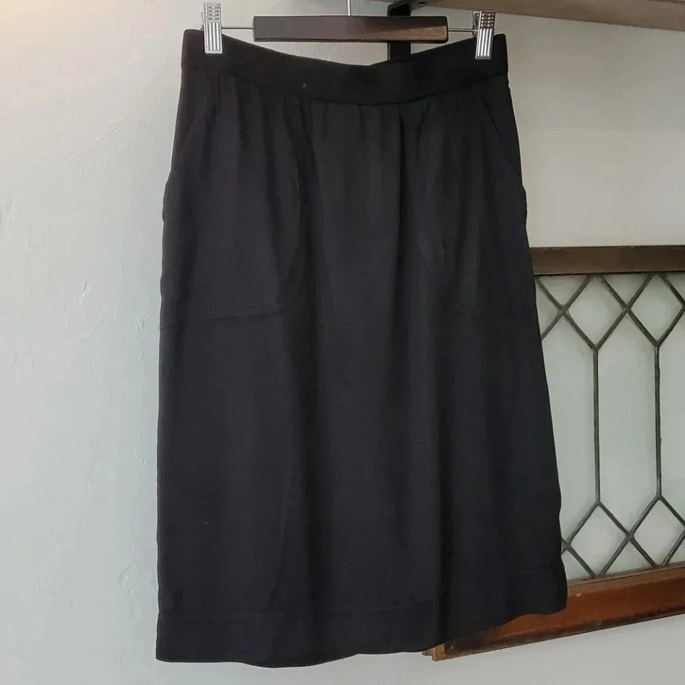 Black ||MICHAEL STARS|| skirt, size small, black, pockets, knee length